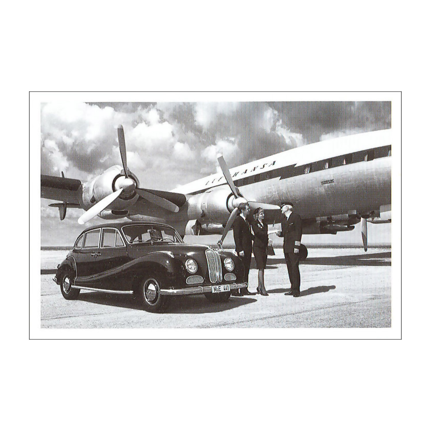 Postkarte BMW 501 Achtzylinder