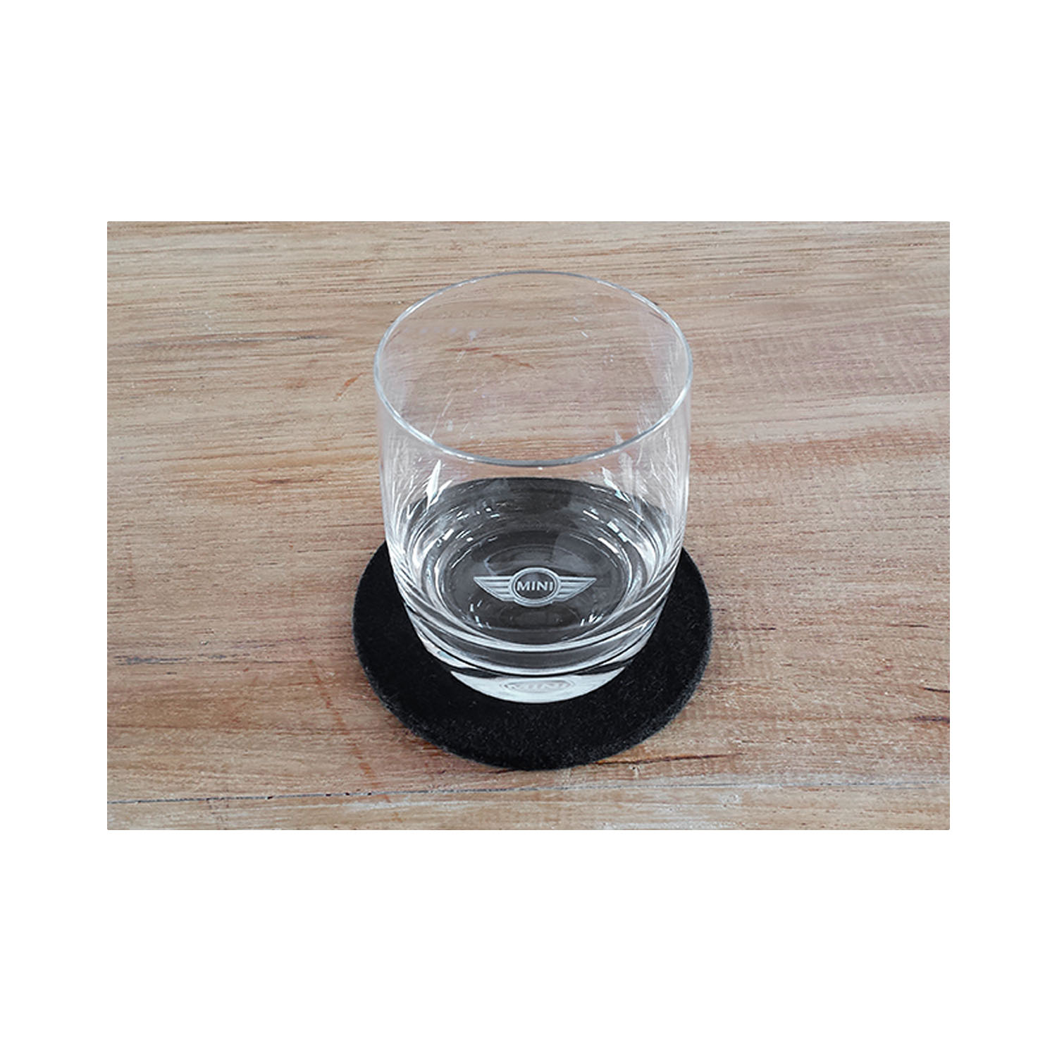 3D Trinkglas MINI Logo 0,2l