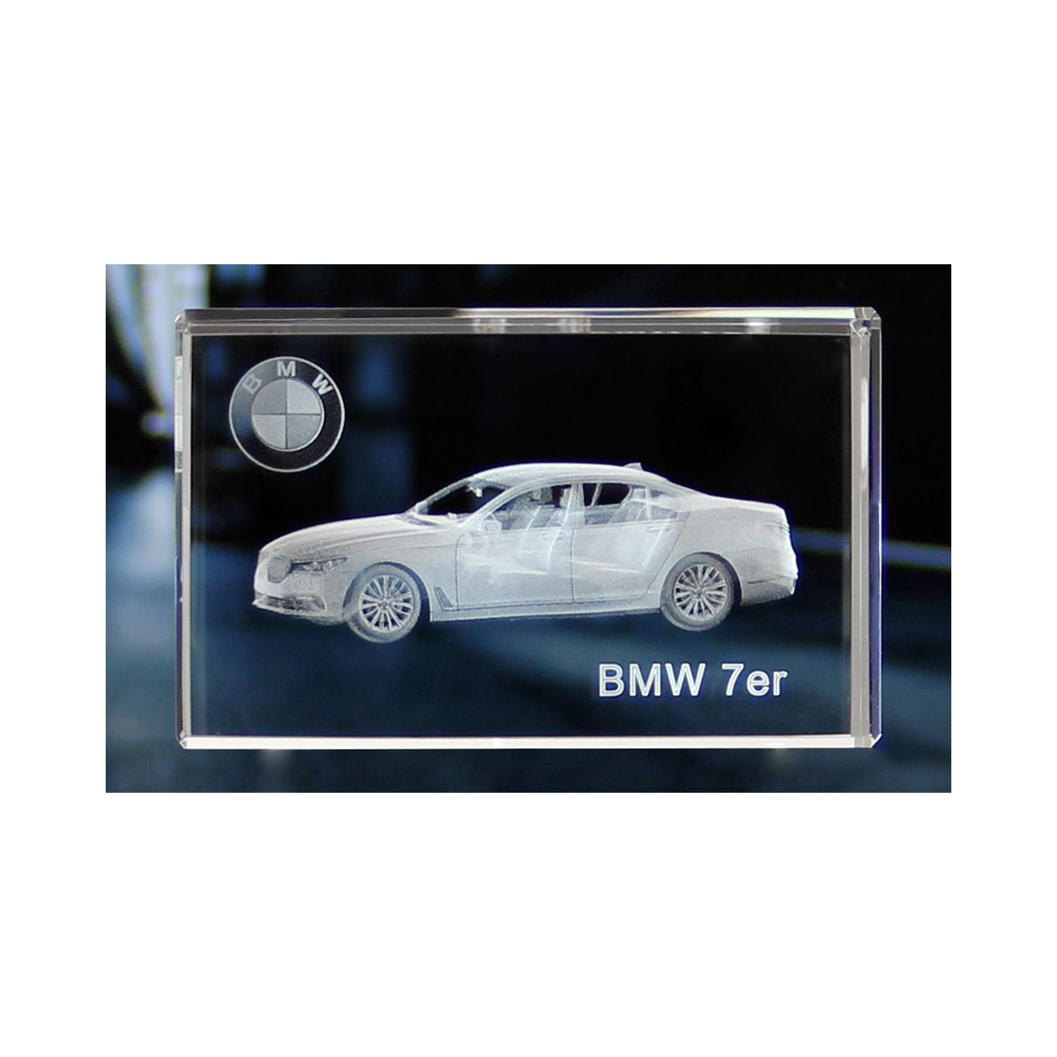 Standard 3D Glaskristall BMW 7er Limousine