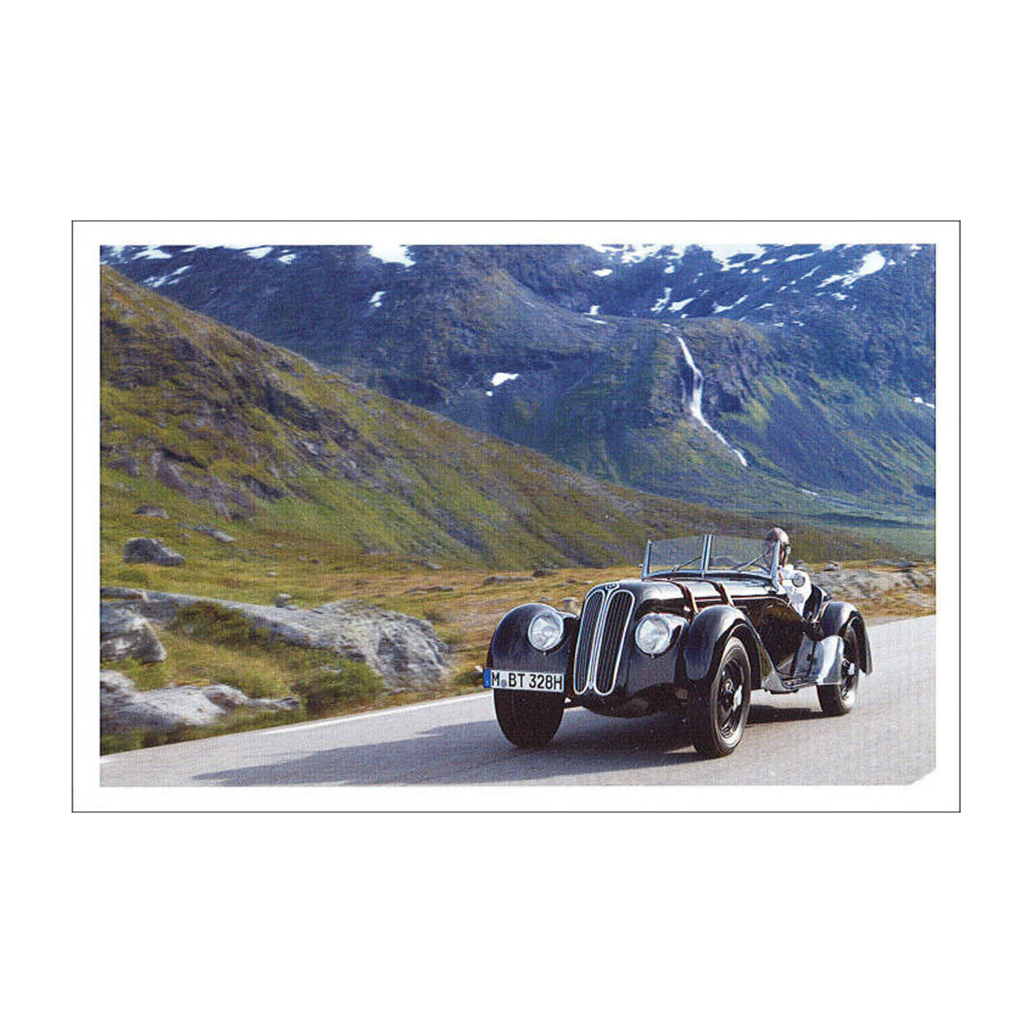 Postkarte BMW 328