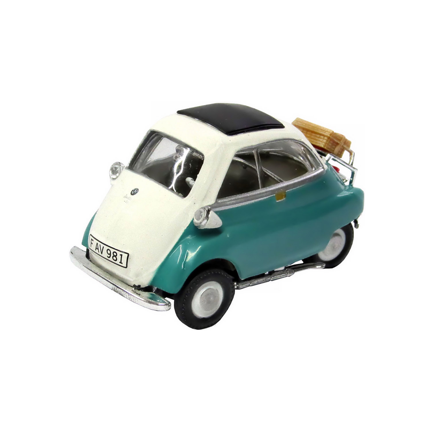 BMW Isetta 250 mit Koffer grün, 1:43