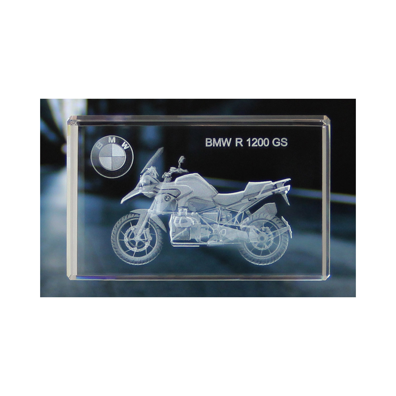 Standard 3D Glaskristall BMW Motorrad R 1200 GS