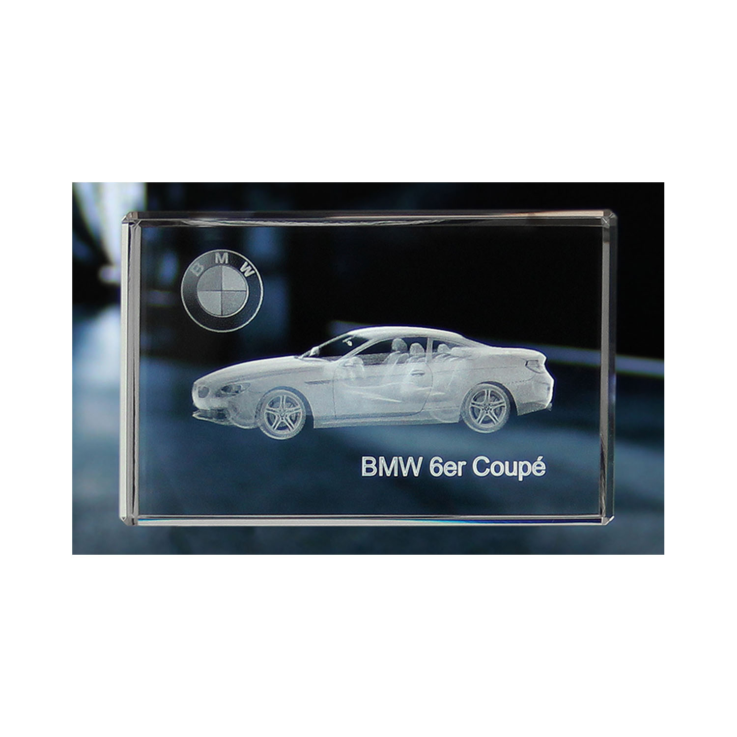Standard 3D Glaskristall BMW 6er Coupe