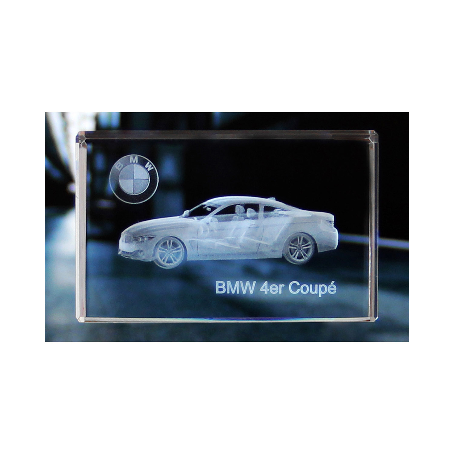 Standard 3D Glaskristall BMW 4er Coupe