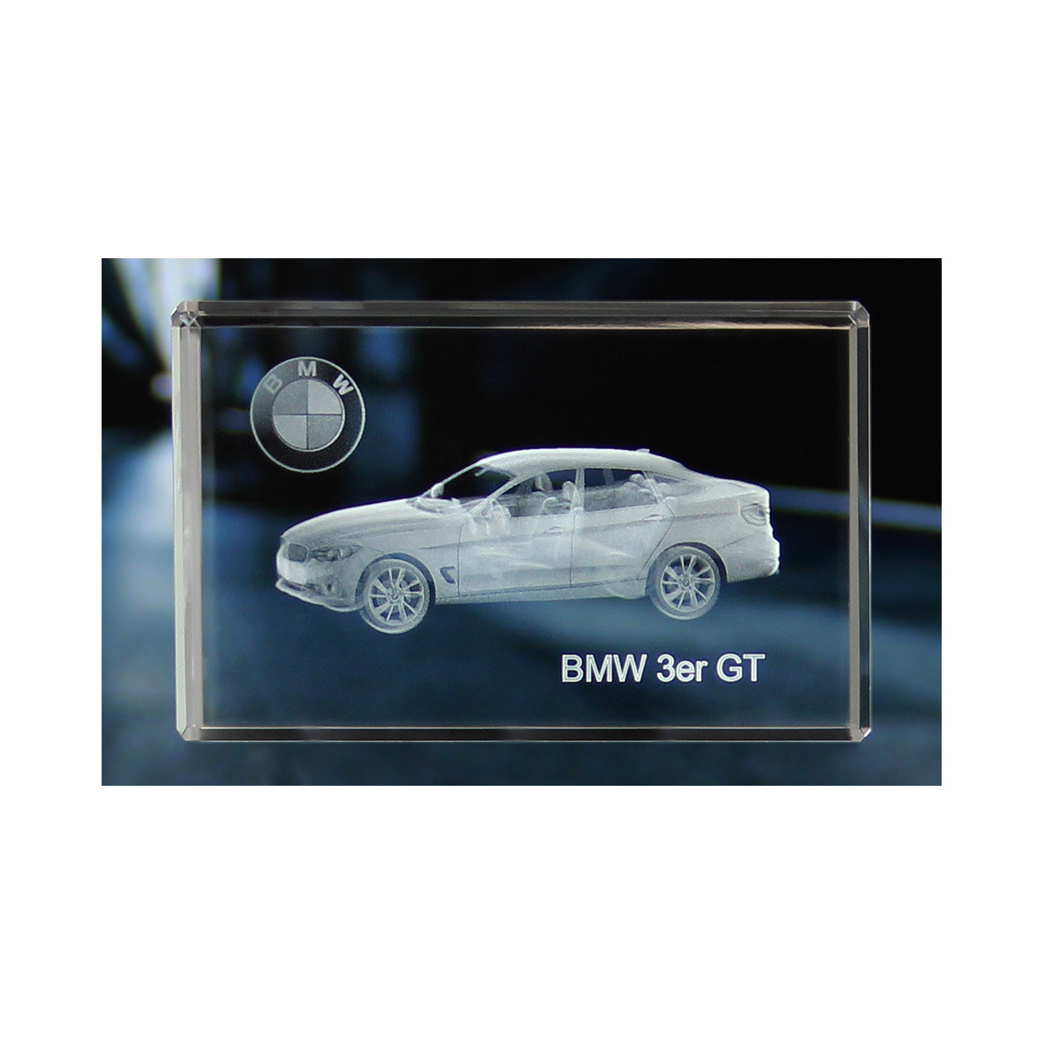 Standard 3D Glaskristall BMW 3er Gran Turismo 