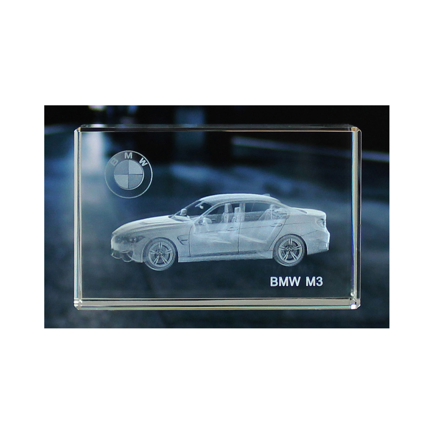 Standard 3D Glaskristall BMW M3 Limousine