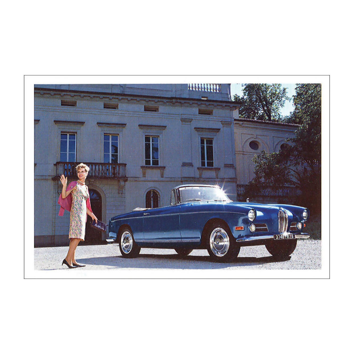 Postkarte BMW 503 Cabrio