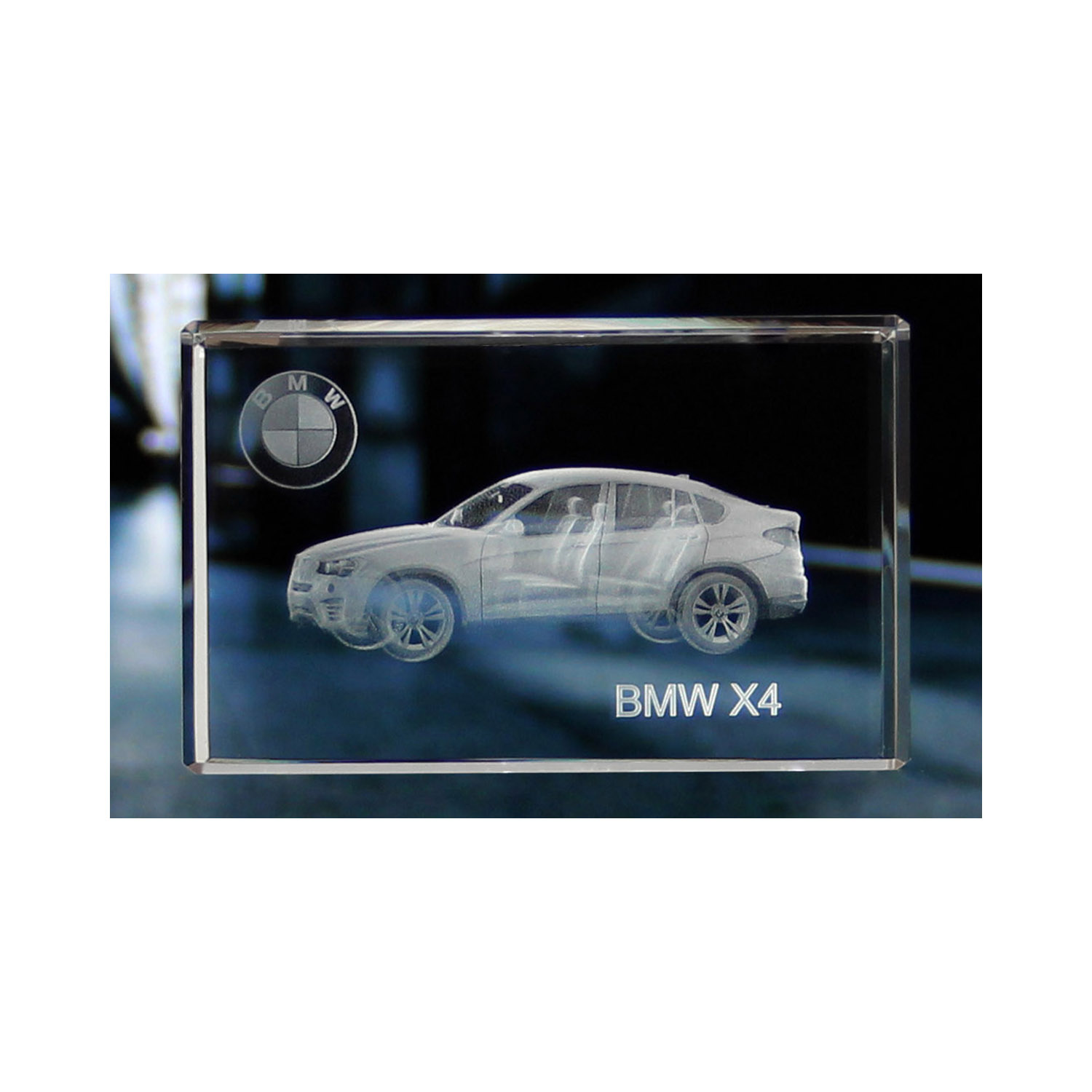 Standard 3D Glaskristall BMW X4