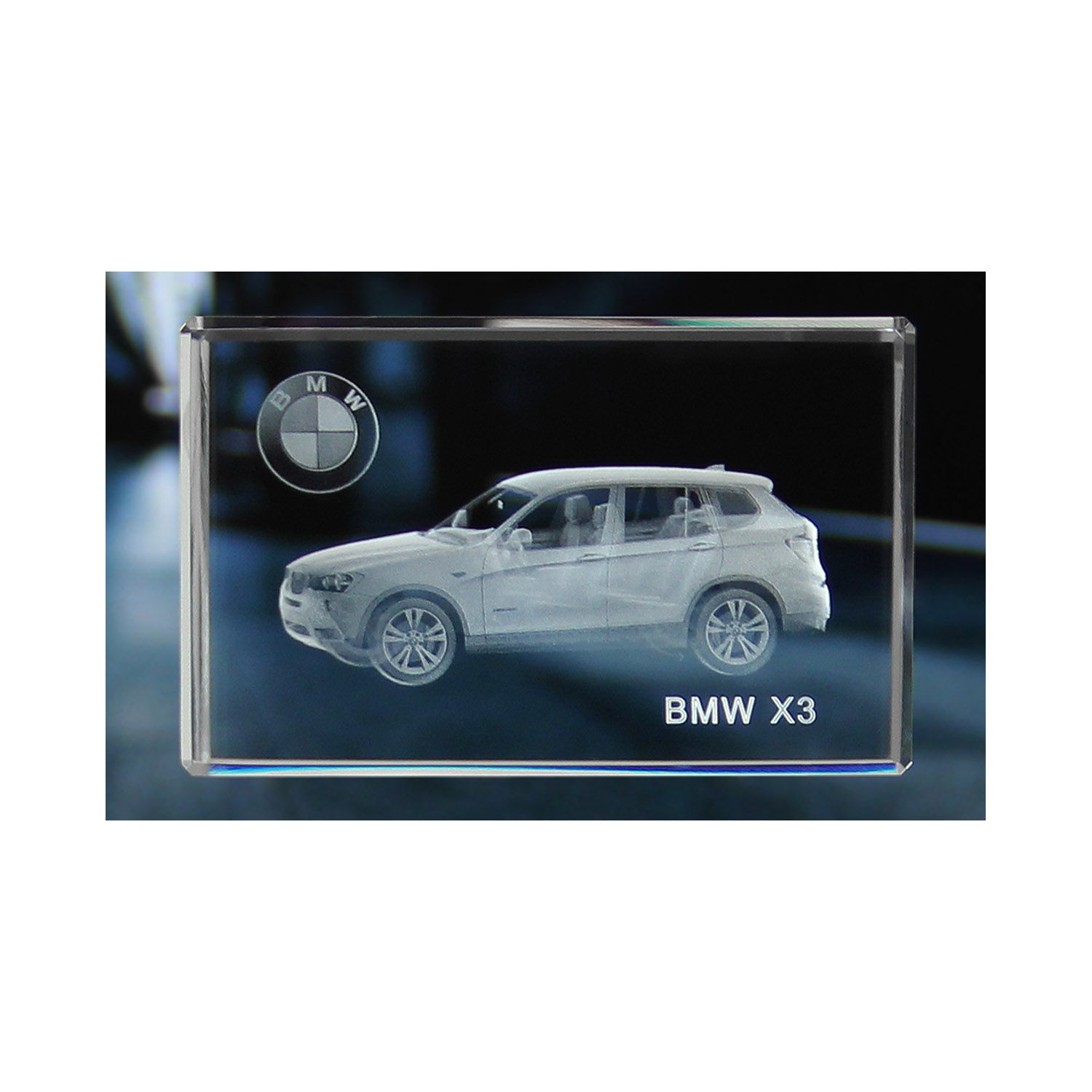 Standard 3D Glaskristall BMW X3