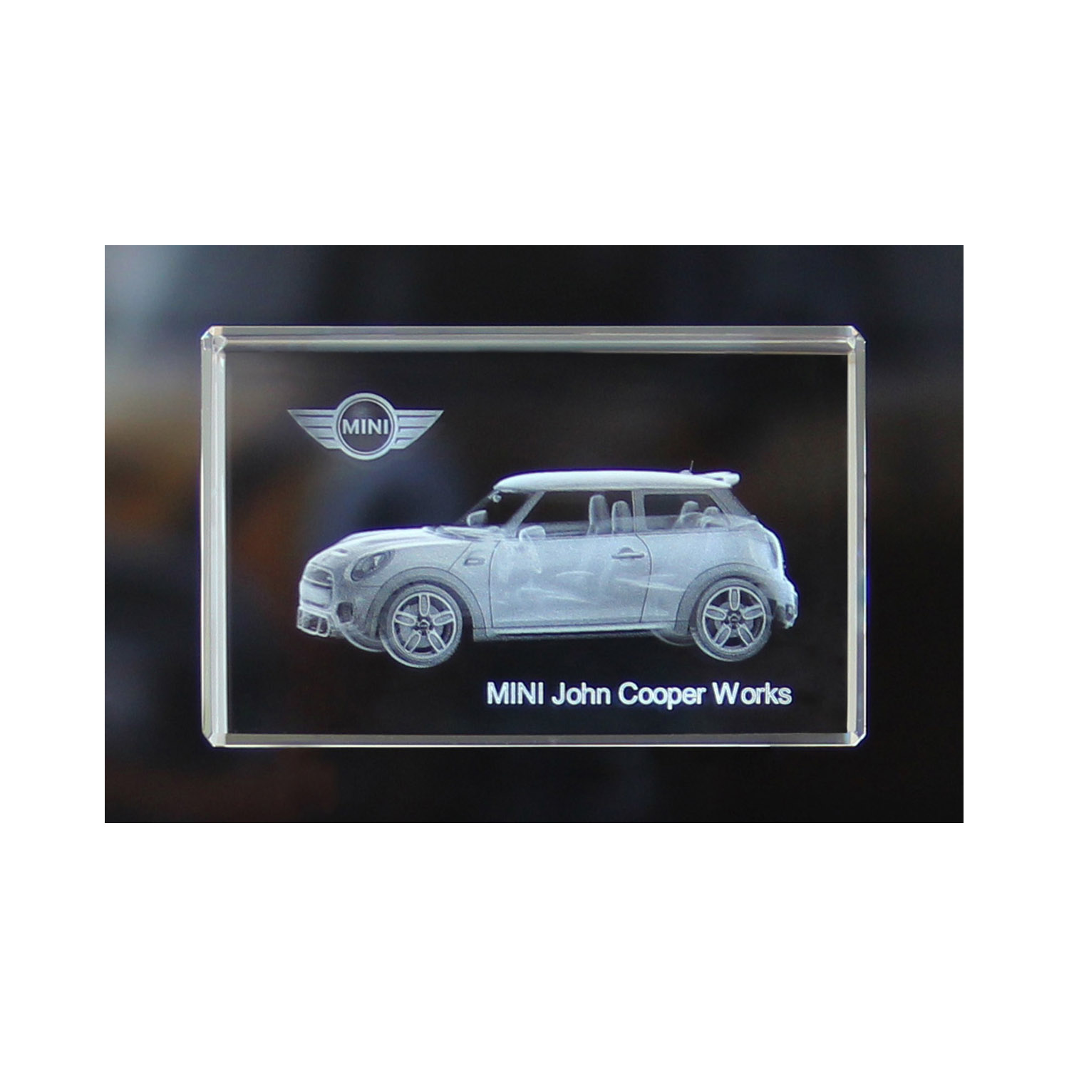 Standard 3D Glaskristall MINI John Cooper Works