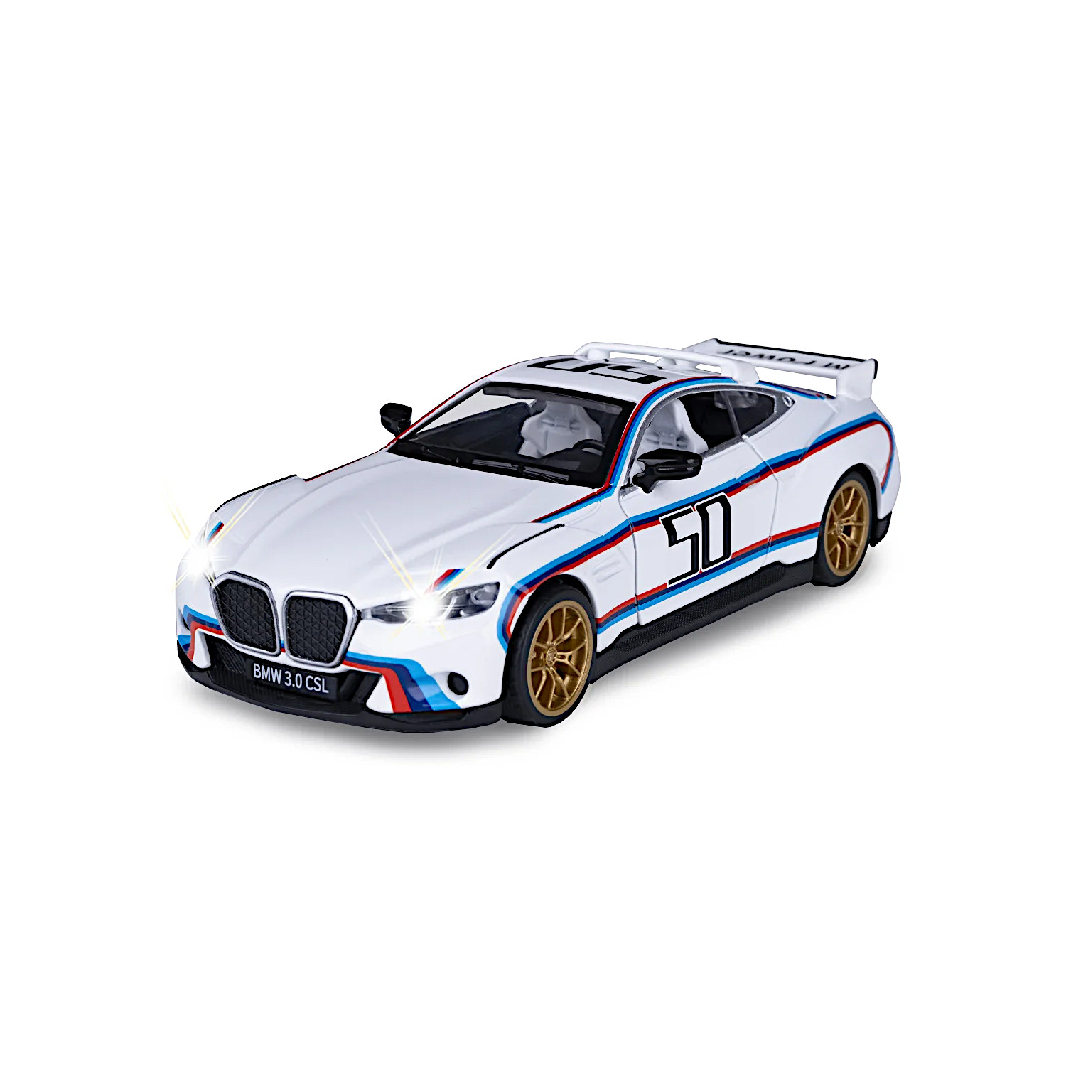BMW 3.0 CSL Diecast Weiß - 1:34