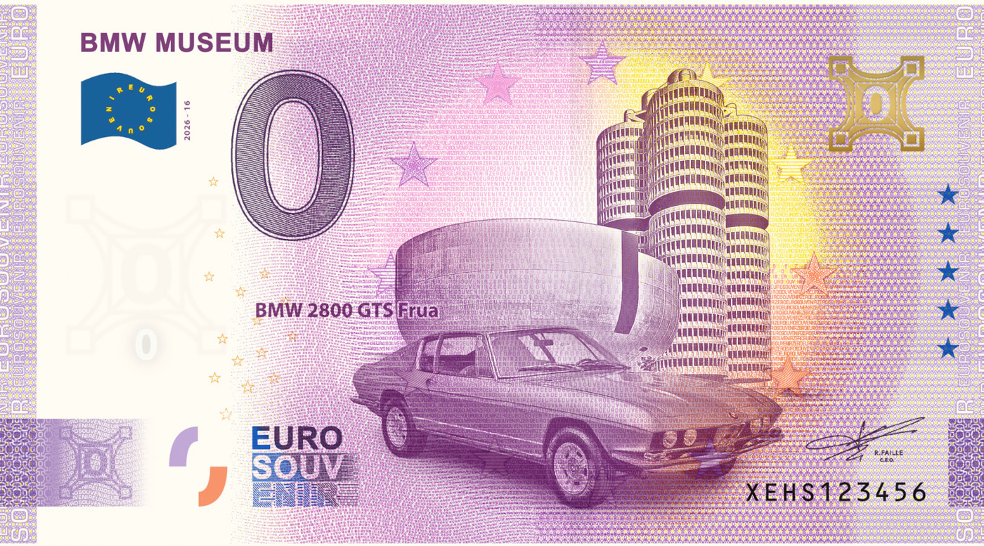 Euroschein BMW 2800 GTS Frua - Sonderedition