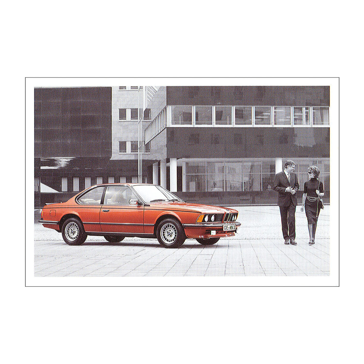 Postkarte BMW 628CSi