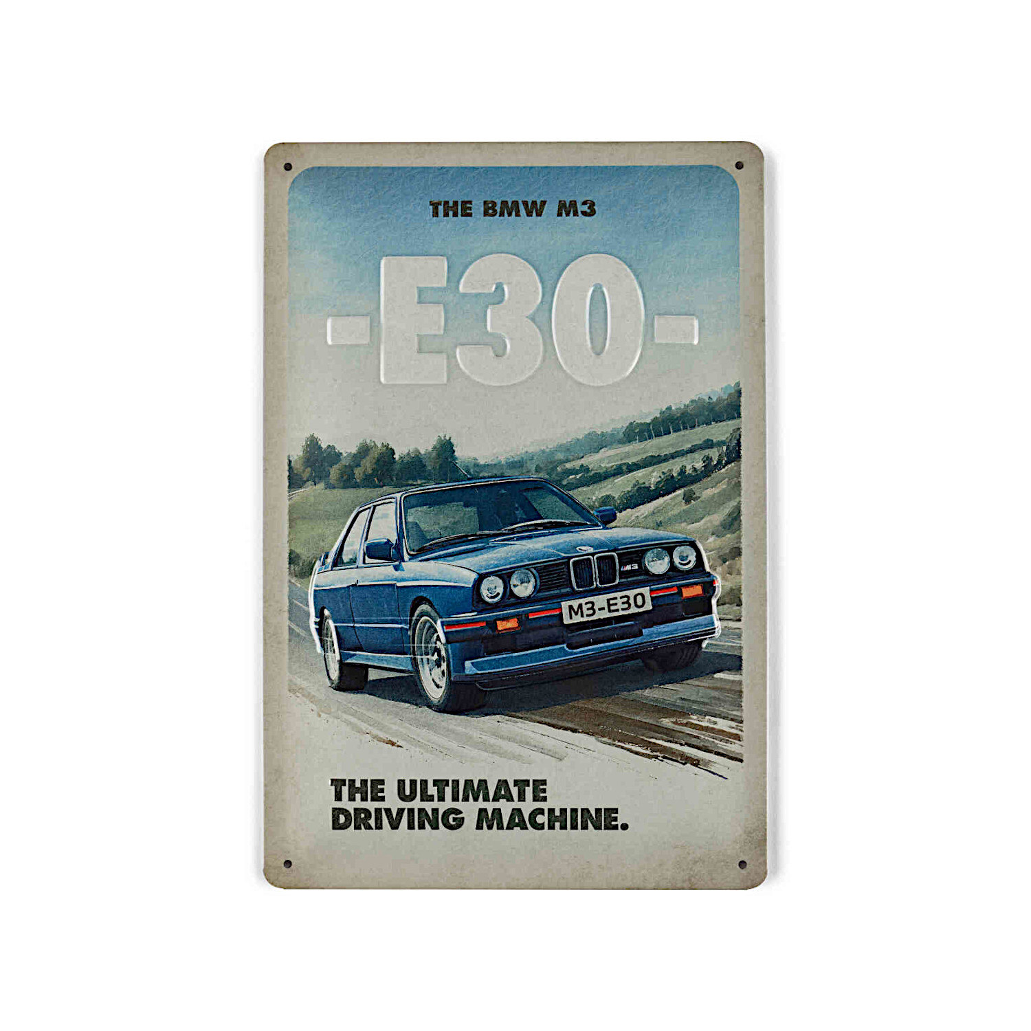 BMW Blechschild M3 E30