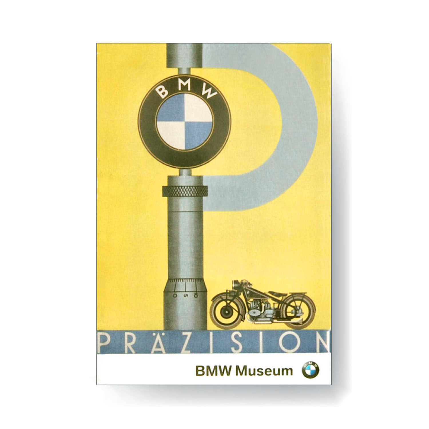 BMW Museum Magnetbild - Plakat Präzision