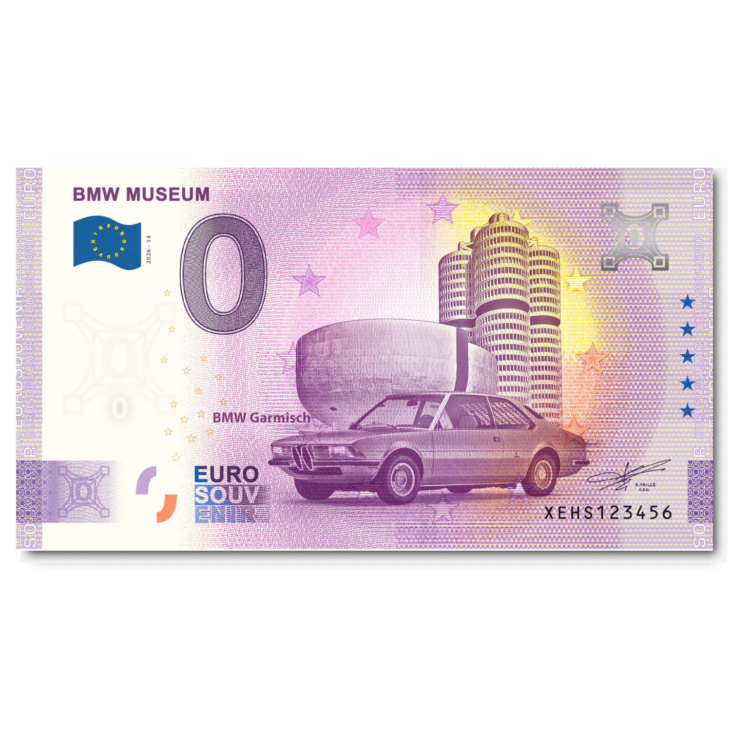 Euroschein BMW Museum - BMW Garmisch Standardedition