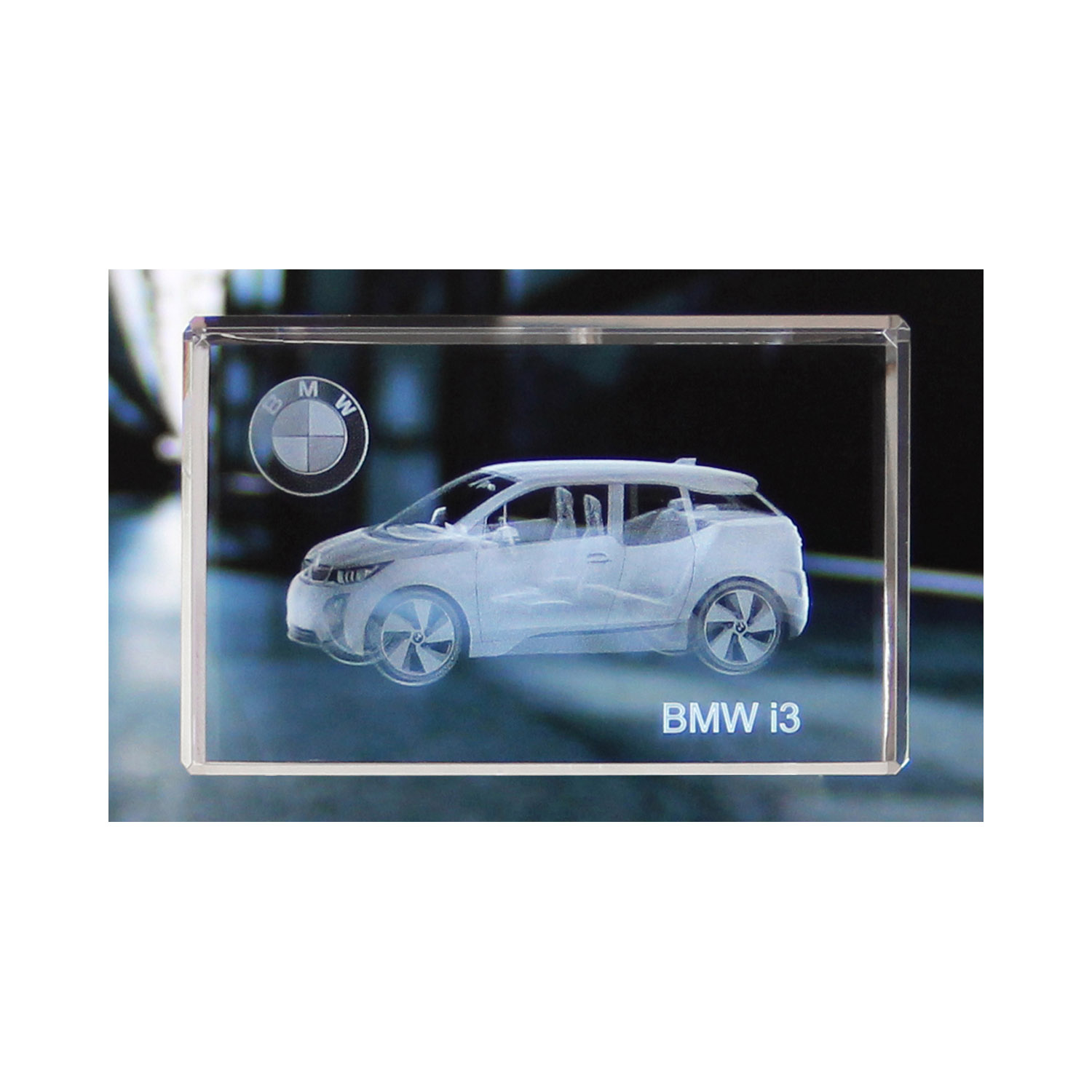 Standard 3D Glaskristall BMW i3