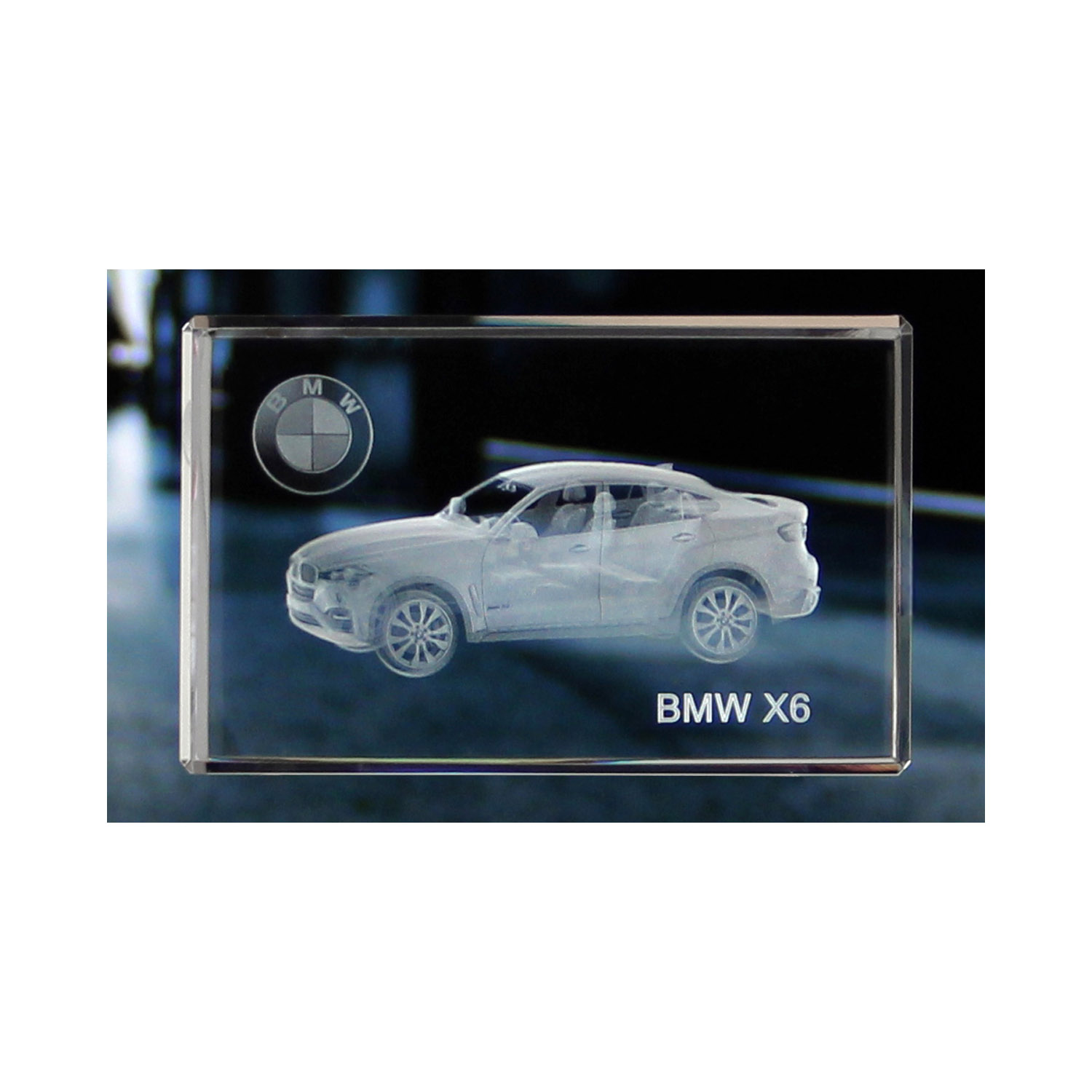 Standard 3D Glaskristall BMW X6