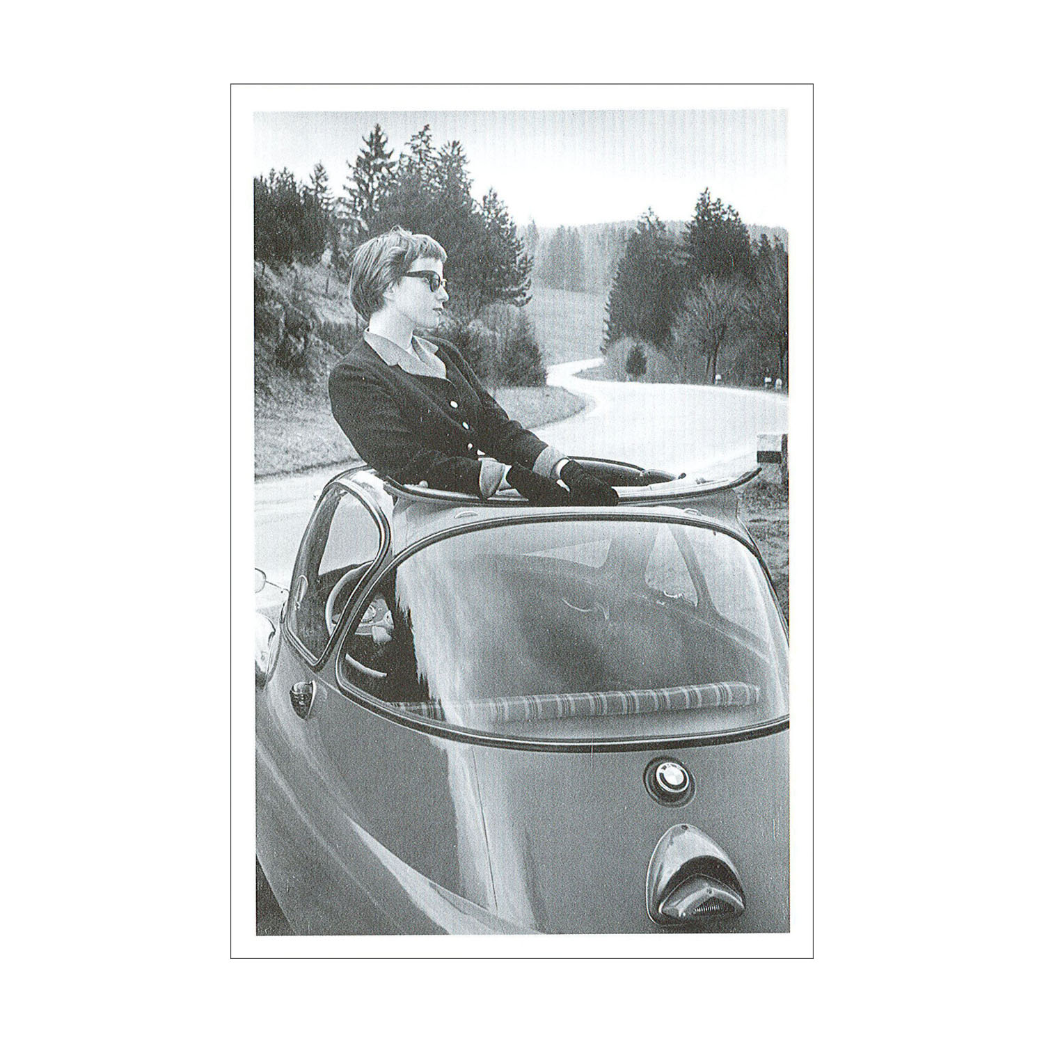 Postkarte BMW Isetta 250 Standard, 1955-56 (sw)