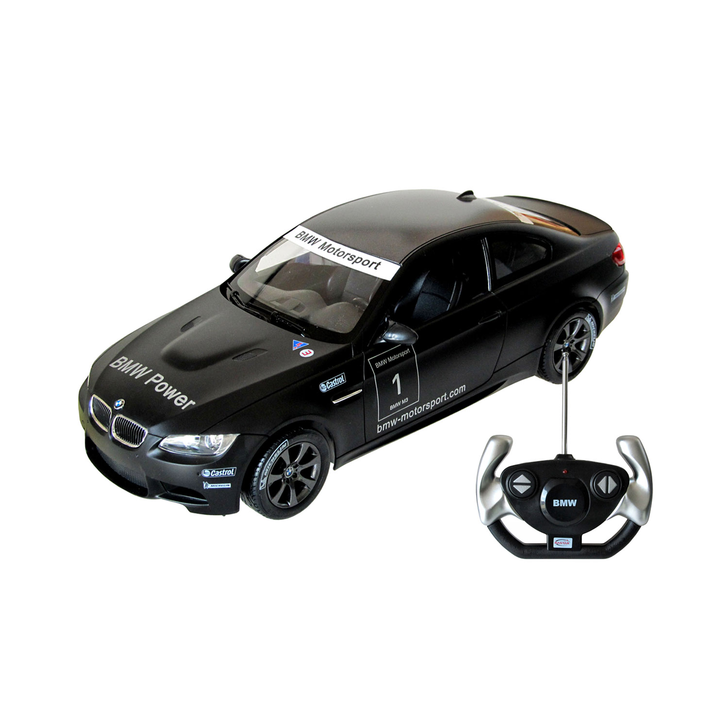 BMW M3 Sport mit Fernsteuerung - schwarz 1:14