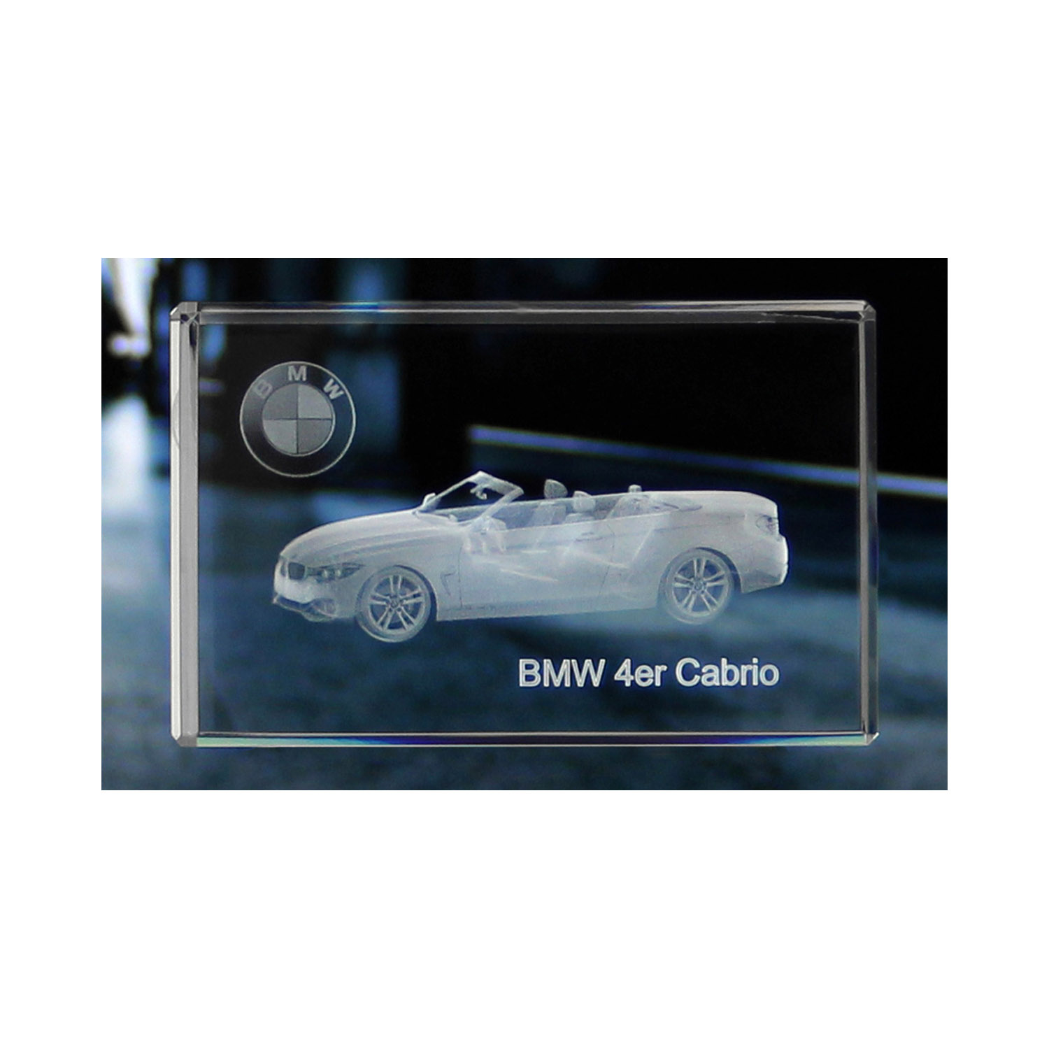 Standard 3D Glaskristall BMW 4er Cabrio
