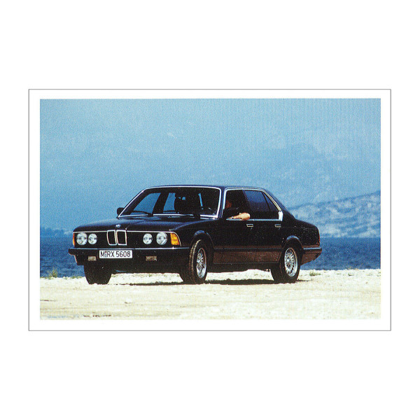 Postkarte BMW 745i, 1982-1986