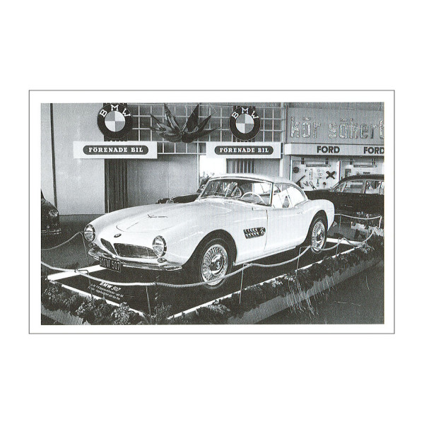 Postkarte BMW 507, 1956-1959 (sw)