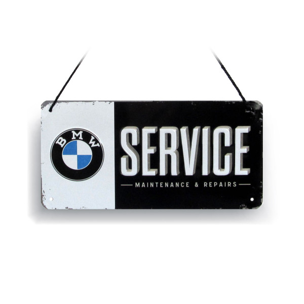 BMW Blechschild Service